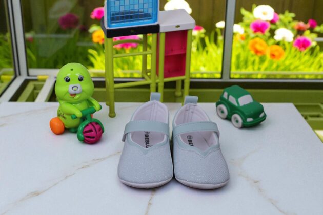 Beblux Kalpli Simli Mint Yeşili Babet Bebek Ayakkabısı - Görsel 2