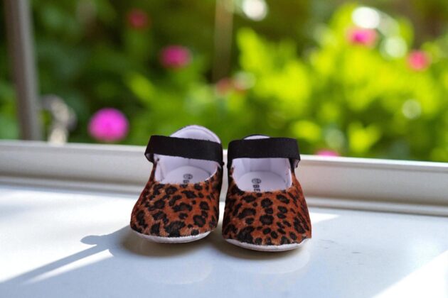 Beblux Leopar Desenli Babet Bebek Ayakkabısı - Görsel 2