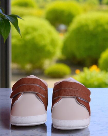 Beblux Erkek Bebek LUX Spor Ayakkabısı Kahverengi/Krem