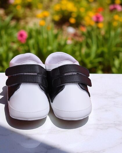 Beblux Erkek Bebek LUX Spor Ayakkabısı Siyah/Beyaz