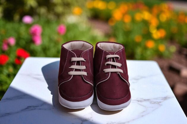 Beblux Erkek Bebek LUX Converse Ayakkabısı Bordo - Görsel 2