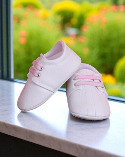 Beblux Kız Nakışlı/Lastikli Bebek Spor Ayakkabı Beyaz